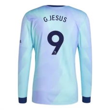 Arsenal FC G.Jesus 9 Kolmas Pelipaita 2024-25 Jalkapallo Pelipaidat Peliasut(L/S)