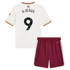 Arsenal FC G.Jesus 9 Lasten Kolmas Pelipaita 2025-26 Jalkapallo Pelipaidat Peliasut