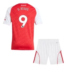 Arsenal FC G.Jesus 9 Lasten Kotipelipaita 2025-26 Jalkapallo Pelipaidat Peliasut