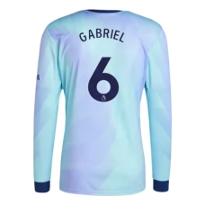 Arsenal FC Gabriel 6 Kolmas Pelipaita 2024-25 Jalkapallo Pelipaidat Peliasut(L/S)