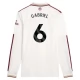 Arsenal FC Gabriel 6 Kolmas Pelipaita 2025-26 Jalkapallo Pelipaidat Peliasut(L/S)