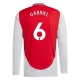 Arsenal FC Gabriel 6 Kotipelipaita 2024-25 Jalkapallo Pelipaidat Peliasut(L/S)