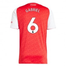 Arsenal FC Gabriel 6 Kotipelipaita 2025-26 Jalkapallo Pelipaidat Peliasut