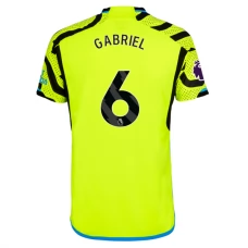 Arsenal FC Gabriel 6 Vieraspelipaita 2023-24 Jalkapallo Pelipaidat Peliasut