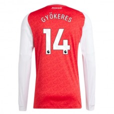 Arsenal FC Gyökeres 14 Kotipelipaita 2025-26 Jalkapallo Pelipaidat Peliasut(L/S)