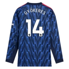 Arsenal FC Gyökeres 14 Vieraspelipaita 2025-26 Jalkapallo Pelipaidat Peliasut(L/S)