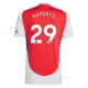 Arsenal FC Havertz 29 Kotipelipaita 2024-25 Jalkapallo Pelipaidat Peliasut