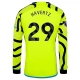 Arsenal FC Havertz 29 Vieraspelipaita 2023-24 Jalkapallo Pelipaidat Peliasut(L/S)