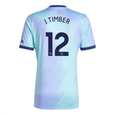 Arsenal FC J.Timber 12 Kolmas Pelipaita 2024-25 Jalkapallo Pelipaidat Peliasut