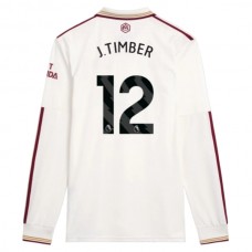 Arsenal FC J.Timber 12 Kolmas Pelipaita 2025-26 Jalkapallo Pelipaidat Peliasut(L/S)