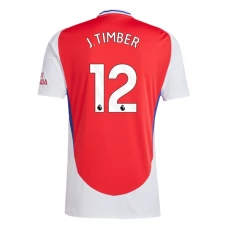 Arsenal FC J.Timber 12 Kotipelipaita 2024-25 Jalkapallo Pelipaidat Peliasut
