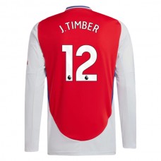 Arsenal FC J.Timber 12 Kotipelipaita 2024-25 Jalkapallo Pelipaidat Peliasut(L/S)