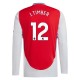 Arsenal FC J.Timber 12 Kotipelipaita 2024-25 Jalkapallo Pelipaidat Peliasut(L/S)