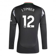 Arsenal FC J.Timber 12 Vieraspelipaita 2024-25 Jalkapallo Pelipaidat Peliasut(L/S)