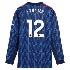 Arsenal FC J.Timber 12 Vieraspelipaita 2025-26 Jalkapallo Pelipaidat Peliasut(L/S)