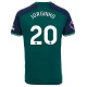 Arsenal FC Jorginho 20 Kolmas Pelipaita 2023-24 Jalkapallo Pelipaidat Peliasut