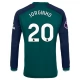 Arsenal FC Jorginho 20 Kolmas Pelipaita 2023-24 Jalkapallo Pelipaidat Peliasut(L/S)