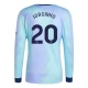 Arsenal FC Jorginho 20 Kolmas Pelipaita 2024-25 Jalkapallo Pelipaidat Peliasut(L/S)