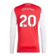 Arsenal FC Jorginho 20 Kotipelipaita 2025-26 Jalkapallo Pelipaidat Peliasut(L/S)