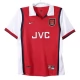 Arsenal FC Kotipelipaita Retro 1998-99 Jalkapallo Pelipaidat Peliasut