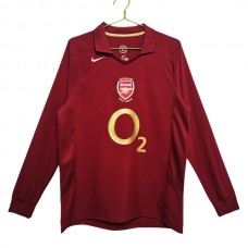 Arsenal FC Kotipelipaita Retro 2005-06 Jalkapallo Pelipaidat Peliasut(L/S)