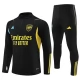 Arsenal FC Lasten Verryttelypuku 2023-24 - 1-4 Zip Musta Keltainen