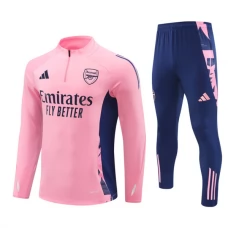 Arsenal FC Lasten Verryttelypuku 2024-25 - 1-4 Zip Vaaleanpunainen