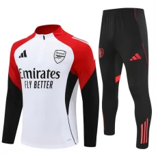 Arsenal FC Lasten Verryttelypuku 2025-26 - 1-4 Zip Valkoinen