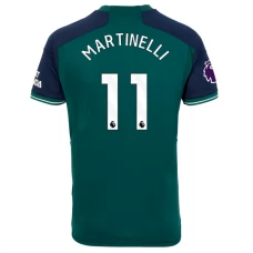 Arsenal FC Martinelli 11 Kolmas Pelipaita 2023-24 Jalkapallo Pelipaidat Peliasut