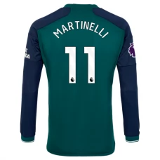 Arsenal FC Martinelli 11 Kolmas Pelipaita 2023-24 Jalkapallo Pelipaidat Peliasut(L/S)