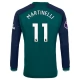 Arsenal FC Martinelli 11 Kolmas Pelipaita 2023-24 Jalkapallo Pelipaidat Peliasut(L/S)