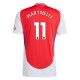 Arsenal FC Martinelli 11 Kotipelipaita 2024-25 Jalkapallo Pelipaidat Peliasut
