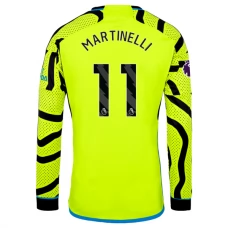 Arsenal FC Martinelli 11 Vieraspelipaita 2023-24 Jalkapallo Pelipaidat Peliasut(L/S)
