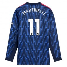 Arsenal FC Martinelli 11 Vieraspelipaita 2025-26 Jalkapallo Pelipaidat Peliasut(L/S)