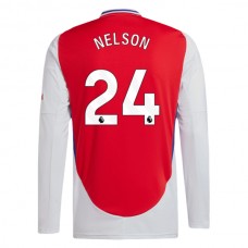 Arsenal FC Nelson 24 Kotipelipaita 2024-25 Jalkapallo Pelipaidat Peliasut(L/S)
