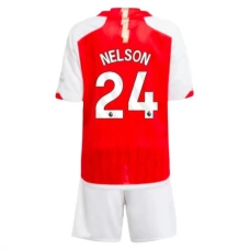 Arsenal FC Nelson 24 Lasten Kotipelipaita 2023-24 Jalkapallo Pelipaidat Peliasut