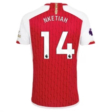 Arsenal FC Nketiah 14 Kotipelipaita 2023-24 Jalkapallo Pelipaidat Peliasut