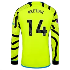 Arsenal FC Nketiah 14 Vieraspelipaita 2023-24 Jalkapallo Pelipaidat Peliasut(L/S)