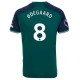 Arsenal FC Ødegaard 8 Kolmas Pelipaita 2023-24 Jalkapallo Pelipaidat Peliasut