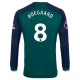 Arsenal FC Ødegaard 8 Kolmas Pelipaita 2023-24 Jalkapallo Pelipaidat Peliasut(L/S)