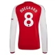 Arsenal FC Ødegaard 8 Kotipaita 2026-27 Pelipaita Long Sleeve