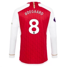 Arsenal FC Ødegaard 8 Kotipelipaita 2023-24 Jalkapallo Pelipaidat Peliasut(L/S)