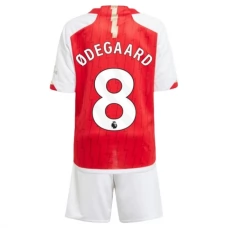 Arsenal FC Ødegaard 8 Lasten Kotipelipaita 2023-24 Jalkapallo Pelipaidat Peliasut