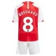 Arsenal FC Ødegaard 8 Lasten Kotipelipaita 2023-24 Jalkapallo Pelipaidat Peliasut