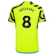 Arsenal FC Ødegaard 8 Vieraspelipaita 2023-24 Jalkapallo Pelipaidat Peliasut
