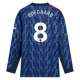 Arsenal FC Ødegaard 8 Vieraspelipaita 2025-26 Jalkapallo Pelipaidat Peliasut(L/S)