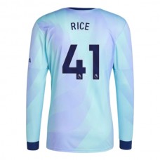 Arsenal FC Rice 41 Kolmas Pelipaita 2024-25 Jalkapallo Pelipaidat Peliasut(L/S)