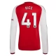 Arsenal FC Rice 41 Kotipaita 2026-27 Pelipaita Long Sleeve