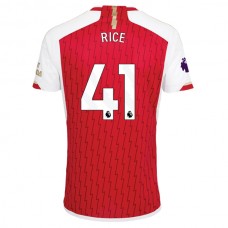 Arsenal FC Rice 41 Kotipelipaita 2023-24 Jalkapallo Pelipaidat Peliasut