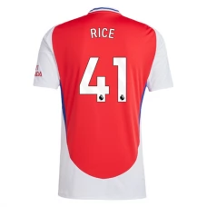 Arsenal FC Rice 41 Kotipelipaita 2024-25 Jalkapallo Pelipaidat Peliasut